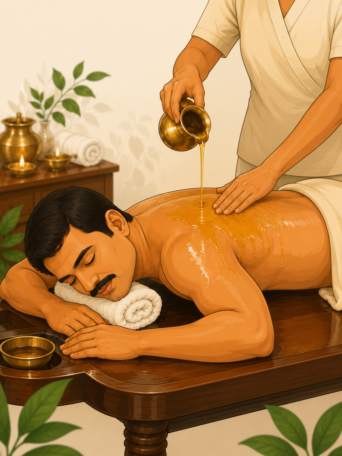 Pizhichil Therapy in Ullal Main Road, Kengeri, Bangalore | Vaidya's Touch Ayurveda